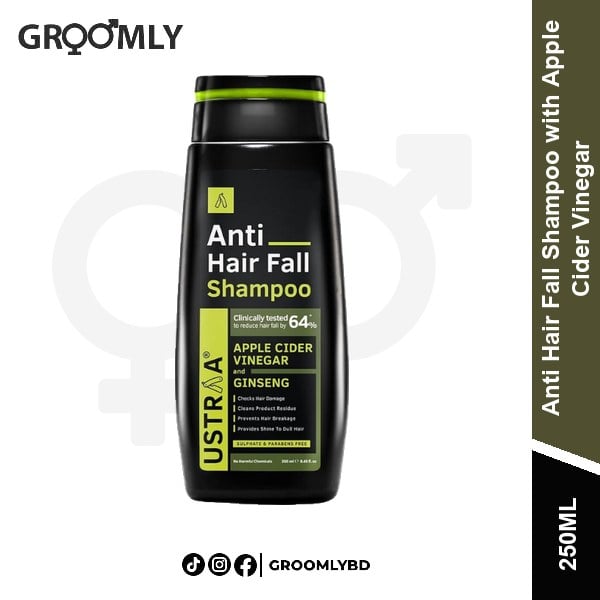 Ustraa Anti Hair Fall Shampoo with Apple Cider Vinegar 250ml available in Bangladesh