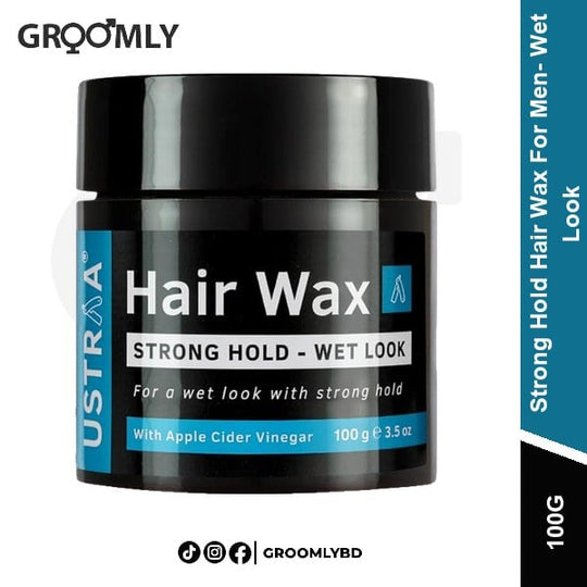 Ustraa Strong Hold Hair Wax For Men- Wet Look 100g available in Bangladesh