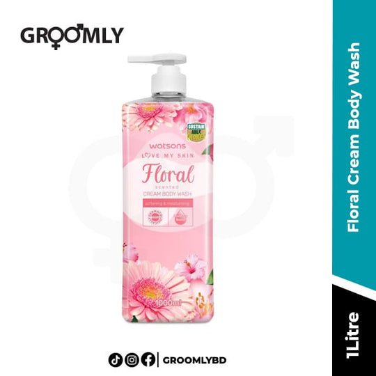 Watsons Floral Cream Body Wash 1L