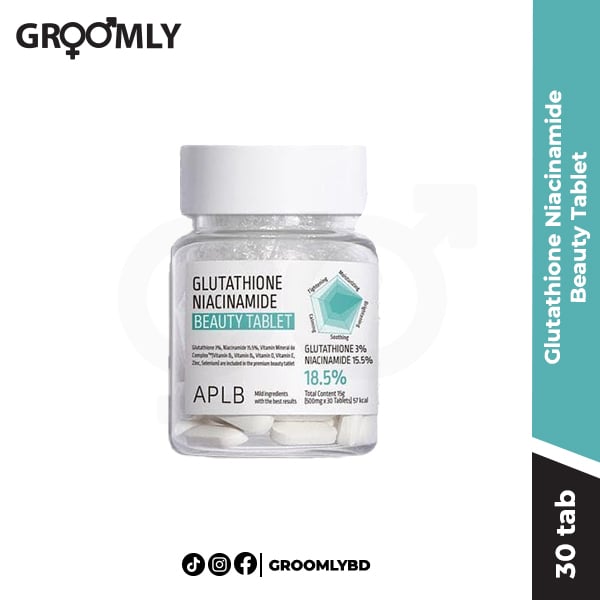 APLB Glutathione Niacinamide Beauty Tablet 500mg x 30 tablets